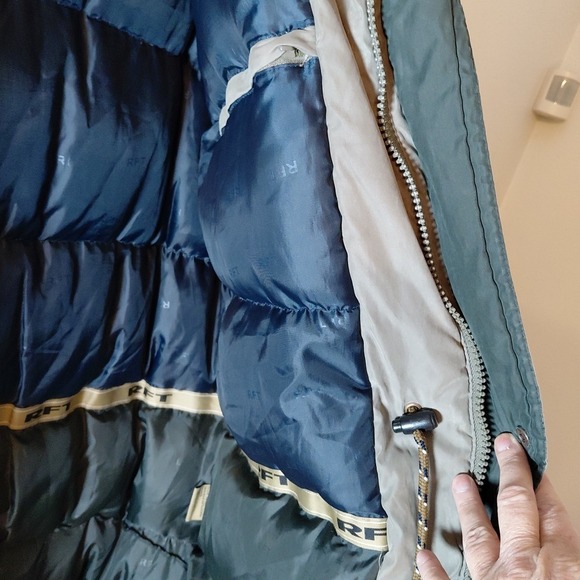 Rainforest RFT Thick Down Puffer Winter Jacket Coat Parka Hooded XL Dark Tan - Picture 5 of 16